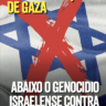 Cartaz - Não à ocupação de Gaza