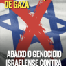Adesivo - Abaixo o genocídio israelense
